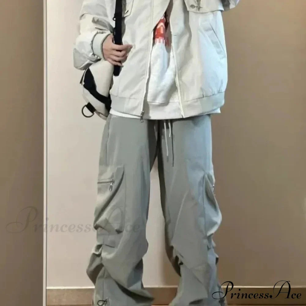 Retro Folded Cargo Trousers