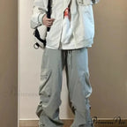 Retro Folded Cargo Trousers