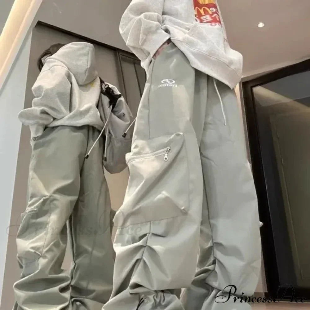 Retro Folded Cargo Trousers