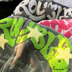 Retro Goth Corduroy Zip Up Hooded Jacket