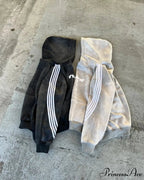 Retro Line Graphic Pullover Hoodie