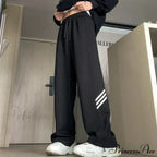 Retro Lines Baggy Informal Trousers