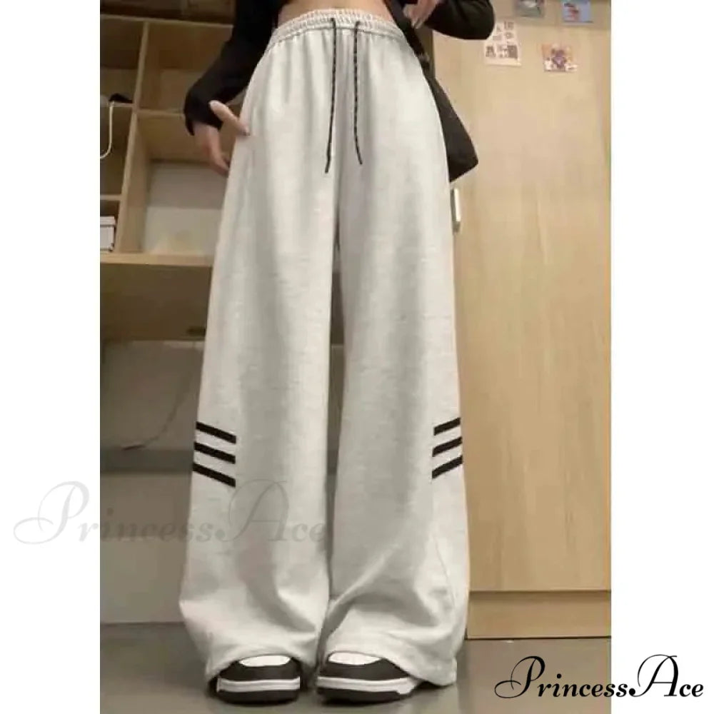 Retro Lines Baggy Informal Trousers