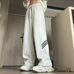 Retro Lines Baggy Informal Trousers