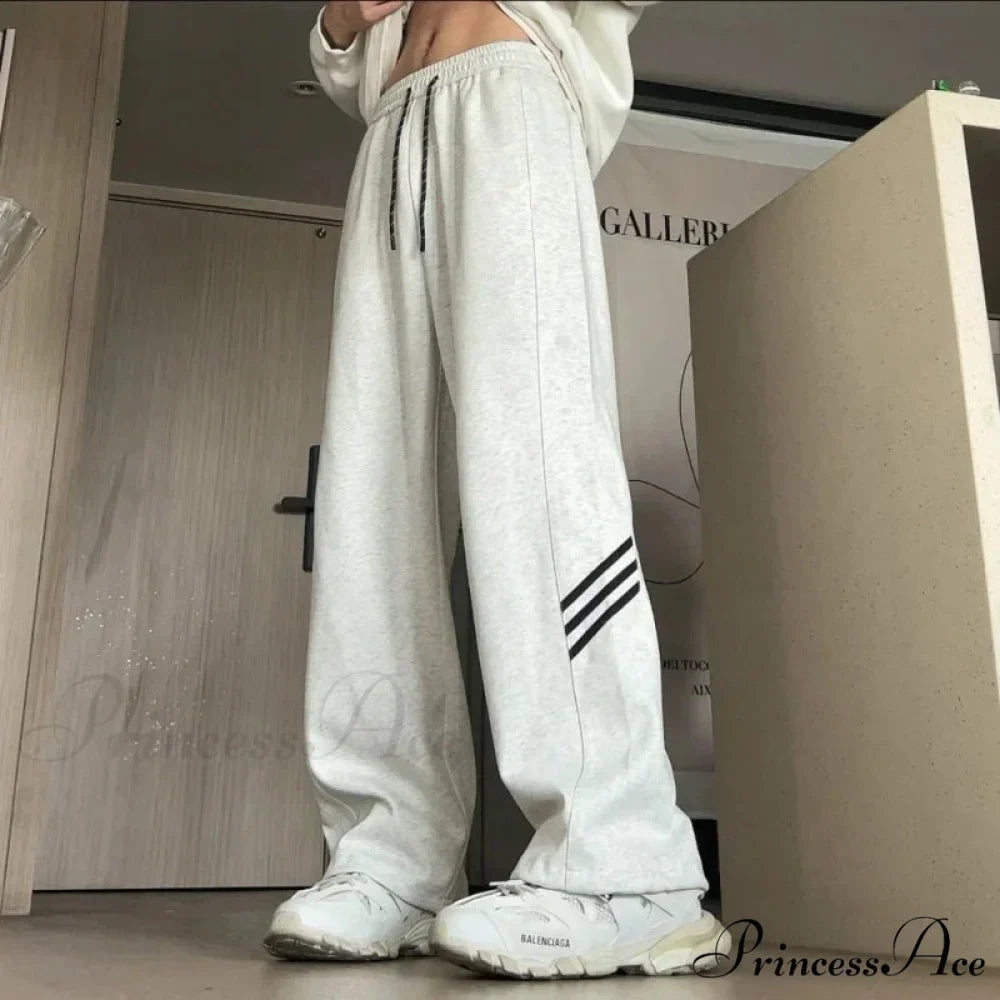 Retro Lines Baggy Informal Trousers