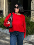 Retro Long Sleeve Knitted Christmas Sweater