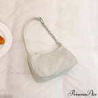 Retro Ribbed Underarm Shoulder Bag