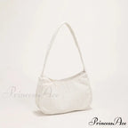 Retro Ribbed Underarm Shoulder Bag