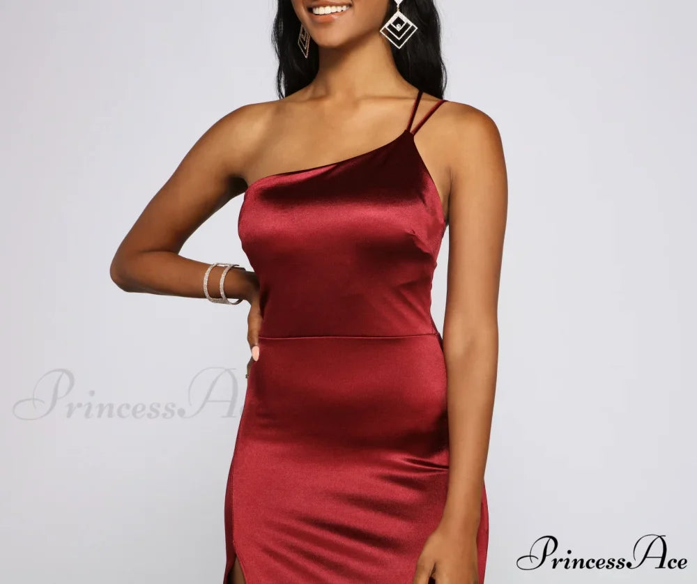 Rhiannon Elegant Satin Dress
