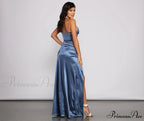 Rhiannon Elegant Satin Dress
