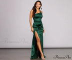 Rhiannon Elegant Satin Dress