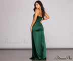 Rhiannon Elegant Satin Dress