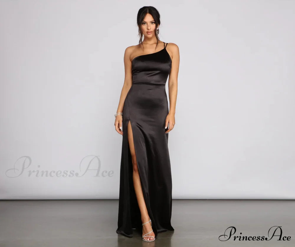 Rhiannon Elegant Satin Dress