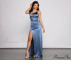 Rhiannon Elegant Satin Dress
