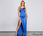 Rhiannon Elegant Satin Dress