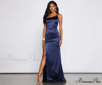 Rhiannon Elegant Satin Dress