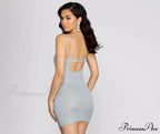 Rhine And Shine Charming Glitter Mini Dress