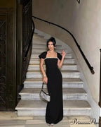 Rhinestone Neck Hanging Party Dress