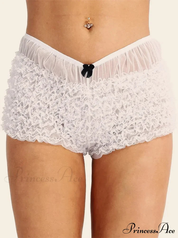 Ribbon Gathered Bodycon Brief