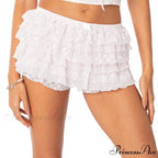 Ribbon Lace Trim Japanese Street Style Brief