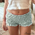 Ribbon Lace Trim Japanese Street Style Brief