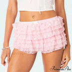 Ribbon Lace Trim Japanese Street Style Brief