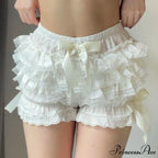 Ribbon Lace Trim Japanese Street Style Brief