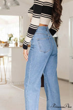 Rise High Wide-leg Jeans