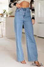 Rise High Wide-leg Jeans