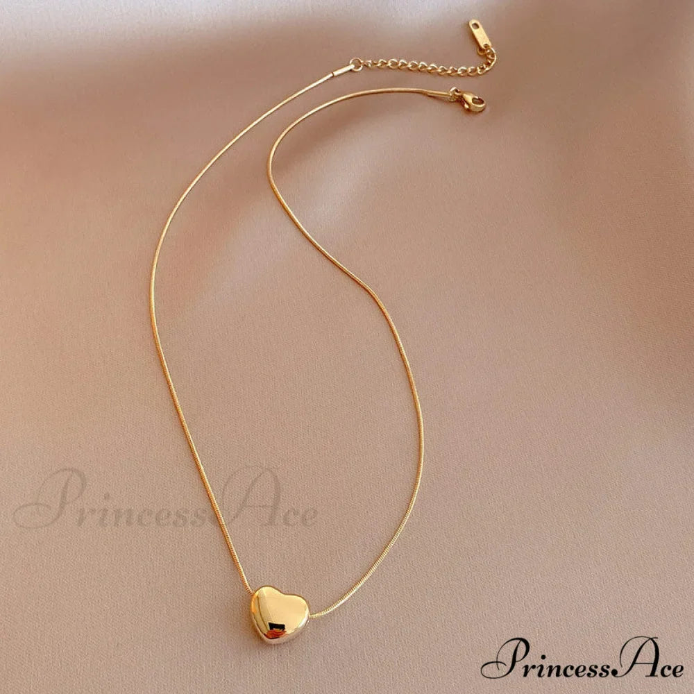 Romantic Mini Heart Pendant Necklaces