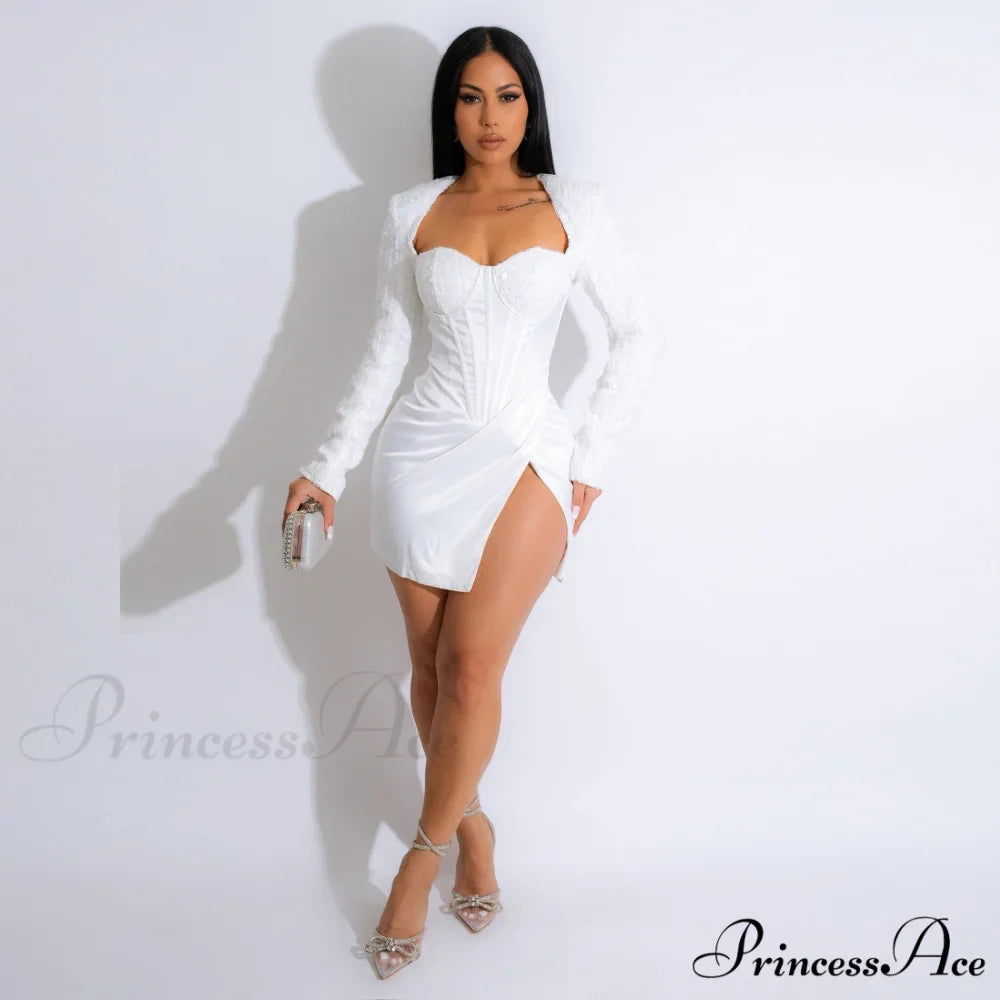 Rory Formal Stylish Sequin Mini Dress