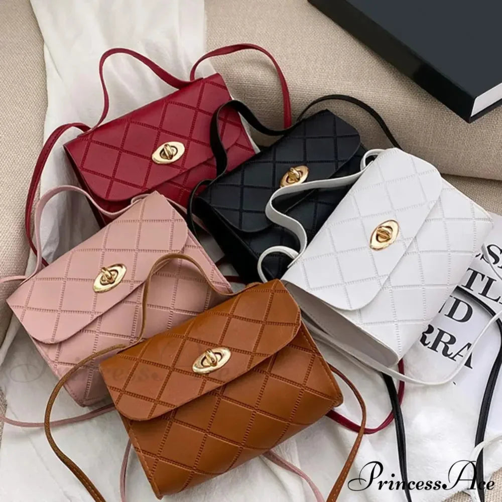 Rough Long Strap Imitation Leather Crossbody Wallet Handbag