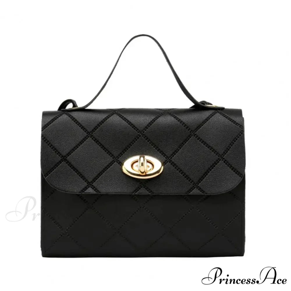 Rough Long Strap Imitation Leather Crossbody Wallet Handbag