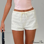 Rough Tie-Up Elastic Brief