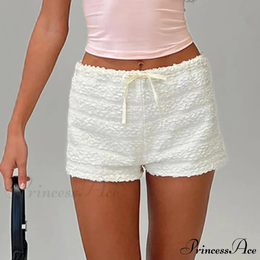 Rough Tie-Up Elastic Brief