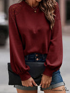 Round Lantern with Blouse Arm Neck