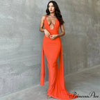 Ruched Backless Gown Party Club Maxi Dress