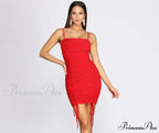 Ruched Hour Stylish Mini Dress