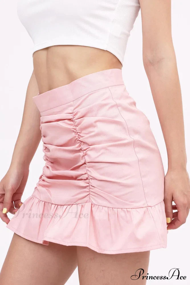 Ruffled Folded Skirt