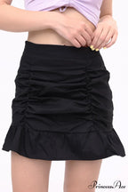 Ruffled Folded Skirt
