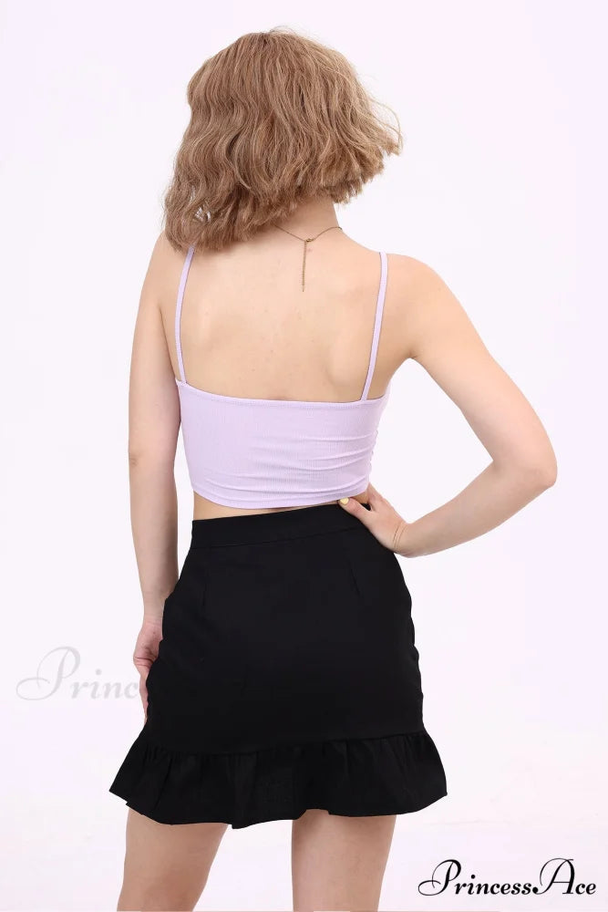 Ruffled Folded Skirt