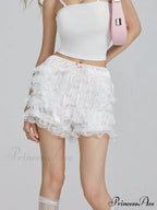 Ruffled Frilly Ribbon Blossom Brief