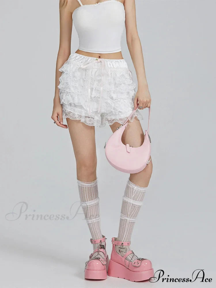 Ruffled Frilly Ribbon Blossom Brief