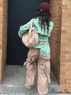 Ruffled Shirt with Folded Collar