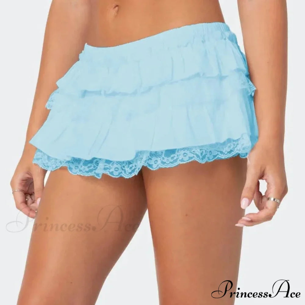 Ruffled Tiered Frilly Bloomer Skirt