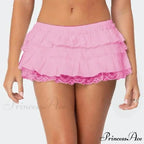 Ruffled Tiered Frilly Bloomer Skirt