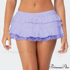 Ruffled Tiered Frilly Bloomer Skirt