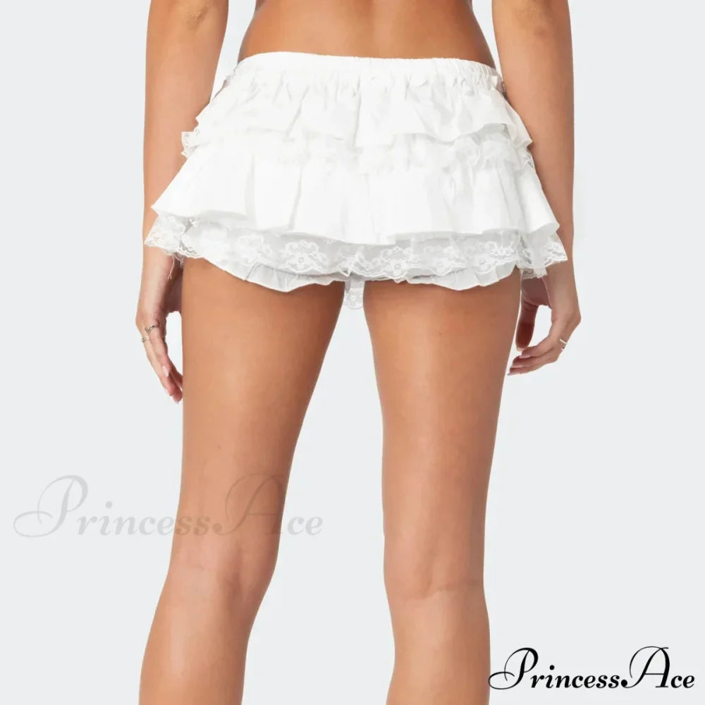 Ruffled Tiered Frilly Bloomer Skirt
