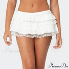 Ruffled Tiered Frilly Bloomer Skirt