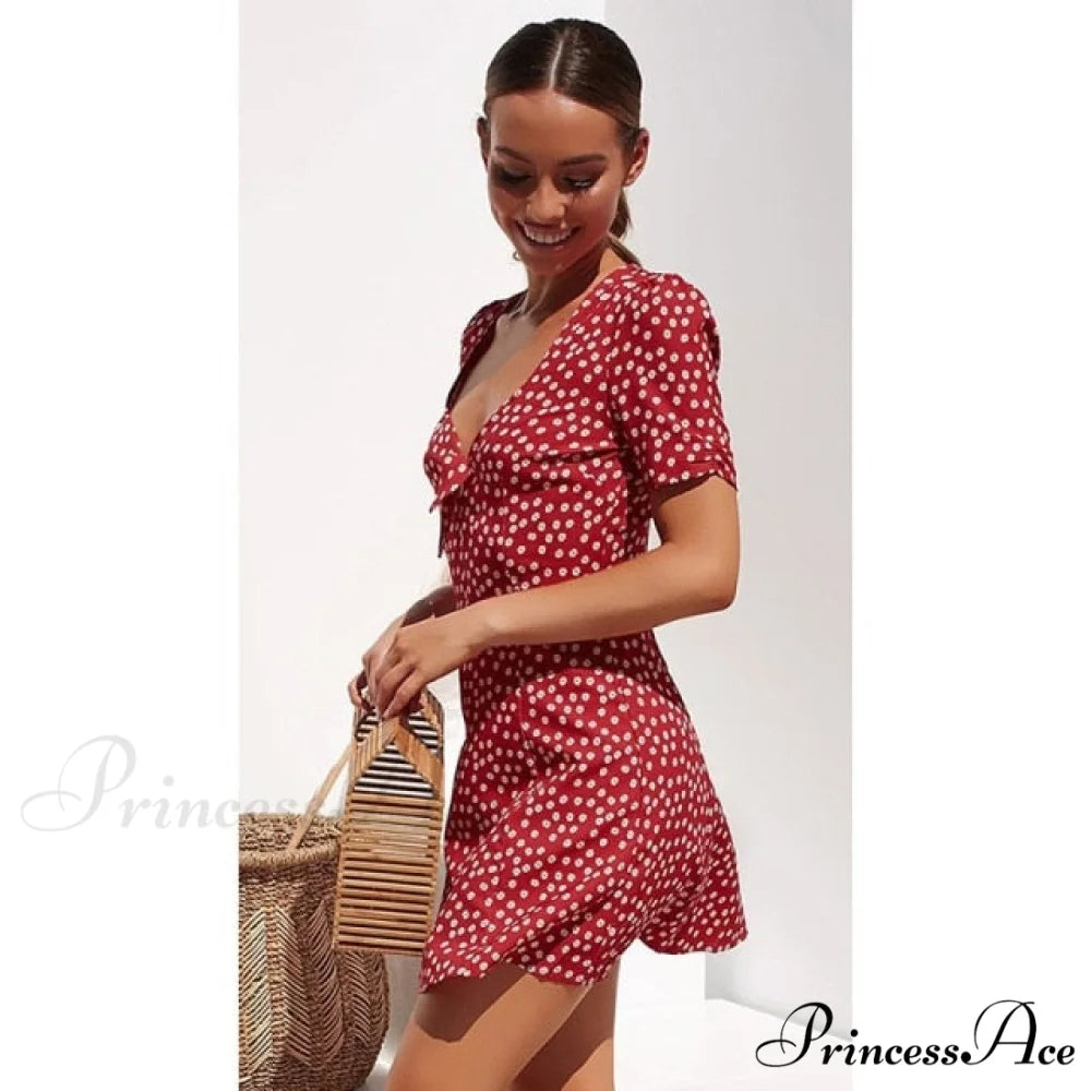 Ruffles Halter Irregular Lace Up Dress